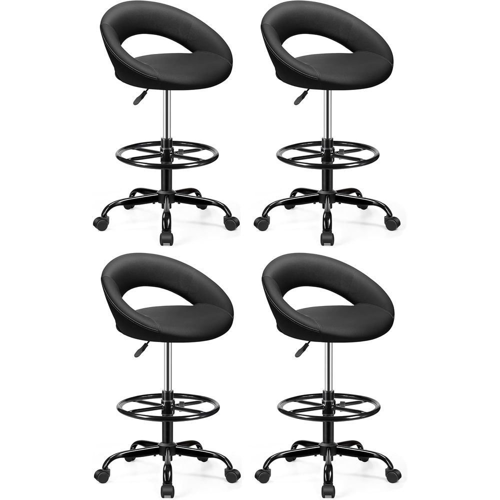 Home & Bathroom Building Products Pte Ltd Photos - Adjustable Swivel Bar Stools with Back