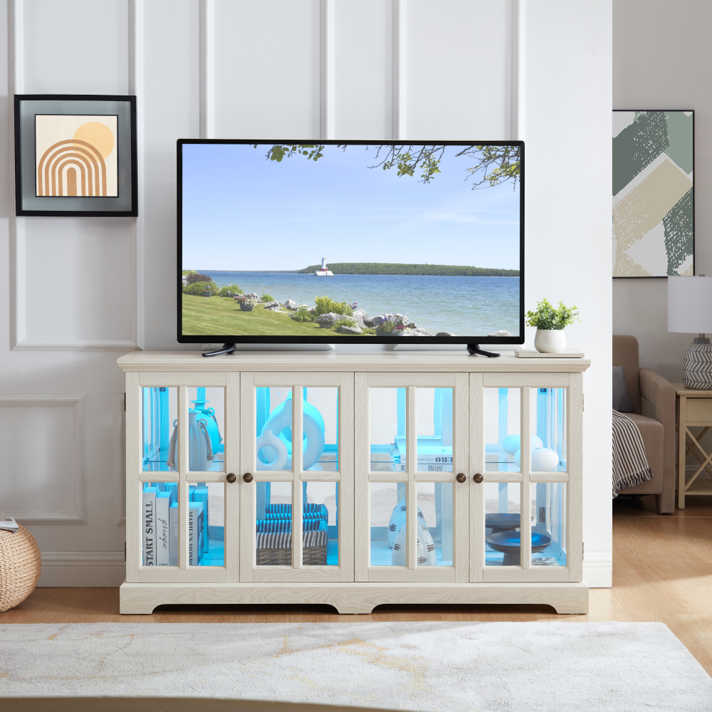 Home & Bathroom Building Products Pte Ltd Photos - LED Curio Display Cabinet Vintage Showcase