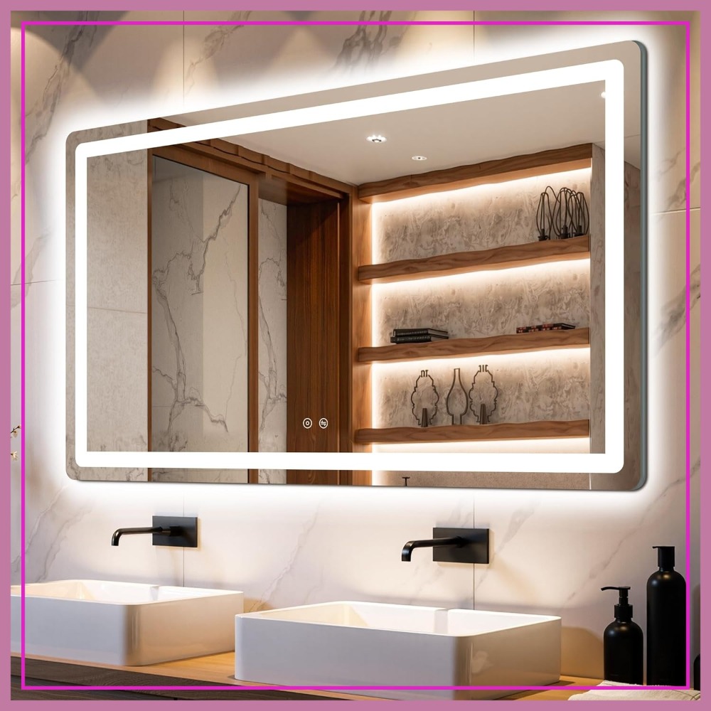 Bathroom Mirror Led - LED Bathroom Mirror with Lights, 30x50