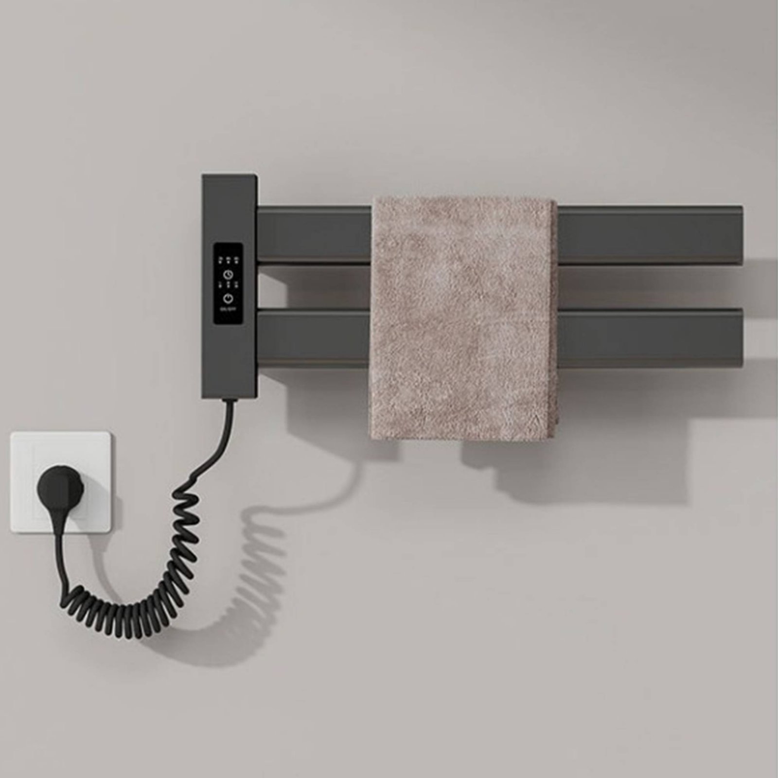 Home And Bathroom - Smart Towel Heating Rack Quick Drying