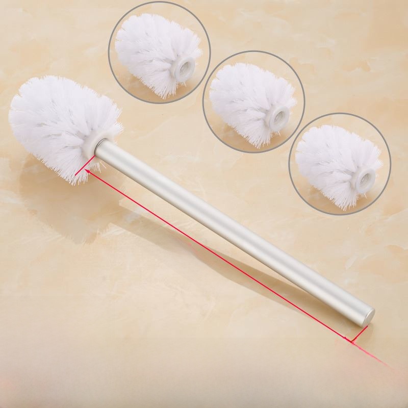 Home Bathroom Ware - Long Handle round Head Toilet Brush