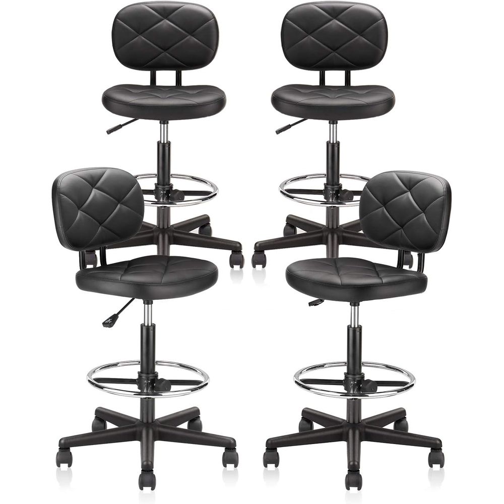Home & Bathroom Building Products Pte Ltd Photos - Adjustable Swivel Rolling Stool with PU