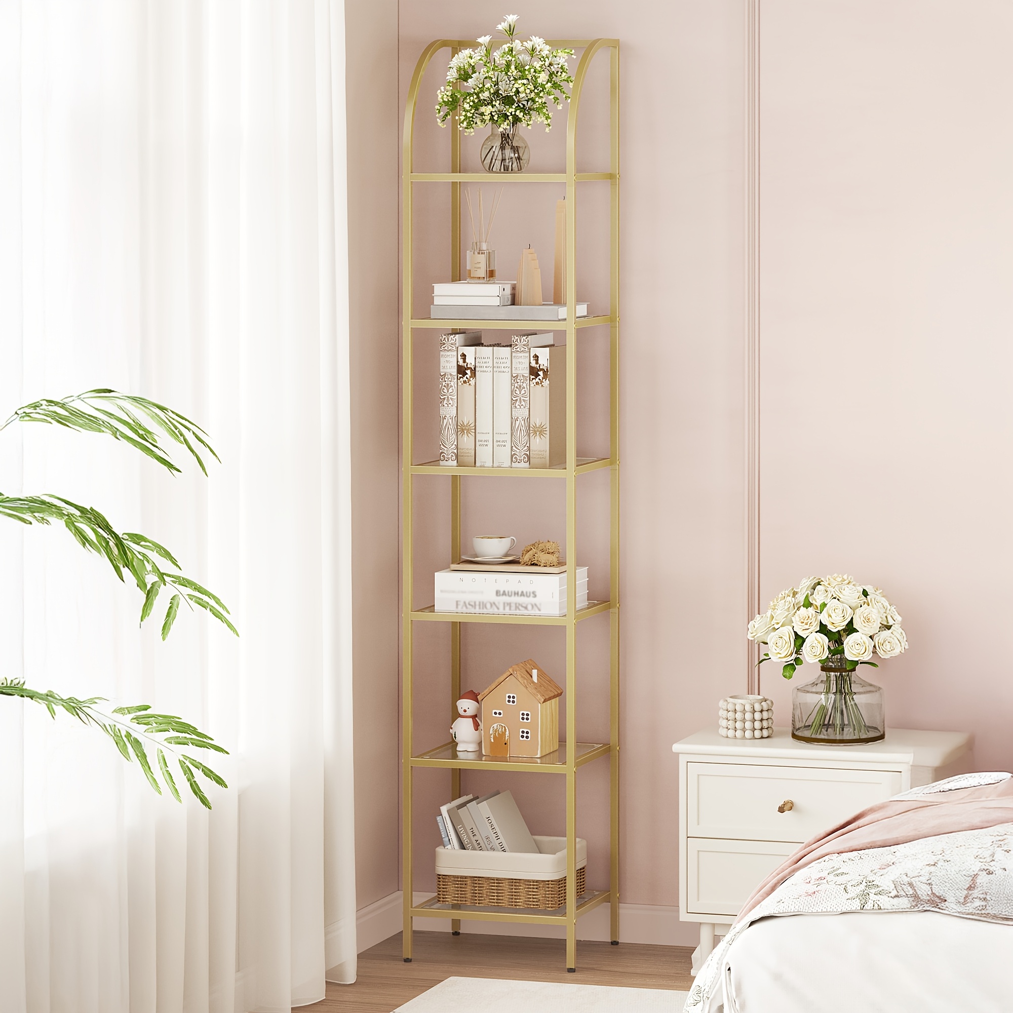 Bookcase Bookshelf, Tempered G - Home & Bathroom Building Products Pte Ltd Photos recensie en prijs