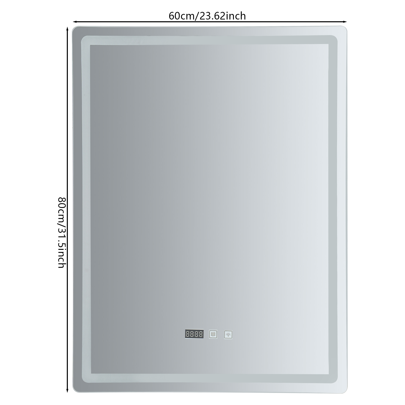LED Bathroom Wall Mirror, Smar - Bathroom Mirror Led recensie en prijs