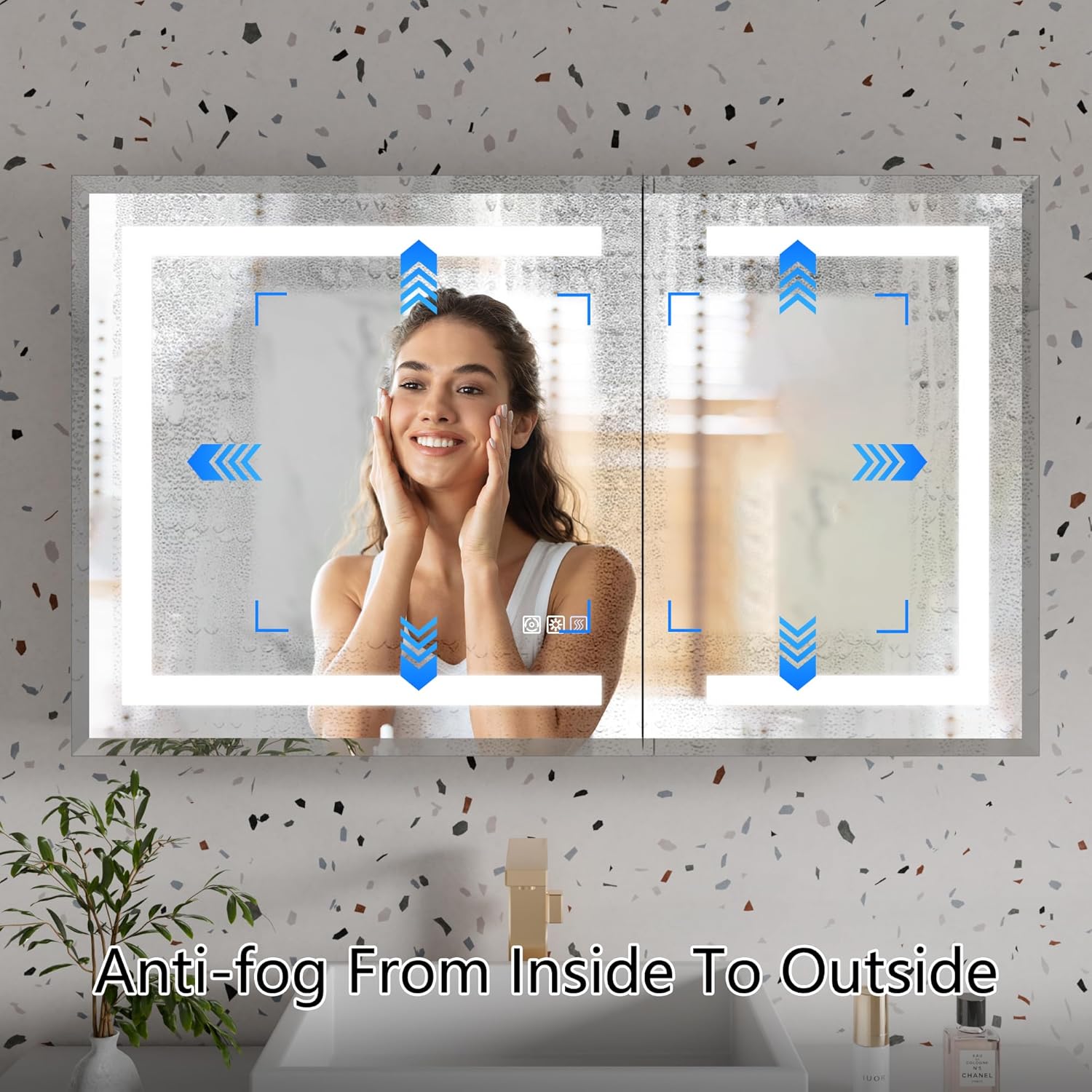 LED Bathroom Medicine Cabinet  - Home Bathroom Cabinets recensie en prijs