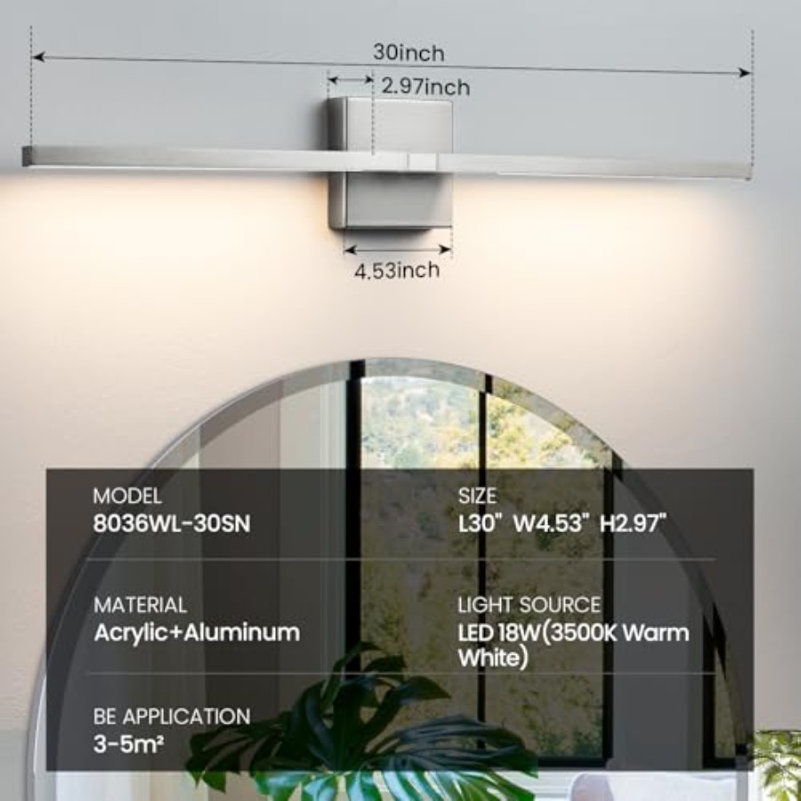 Bathroom Vanity Light Fixtures - Bathroom Mirror Led recensie en prijs