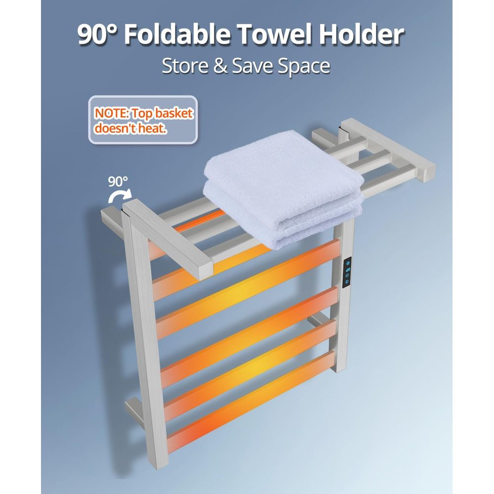 Wall-Mounted Electric Towel Wa - Towel Bar Stainless recensie en prijs