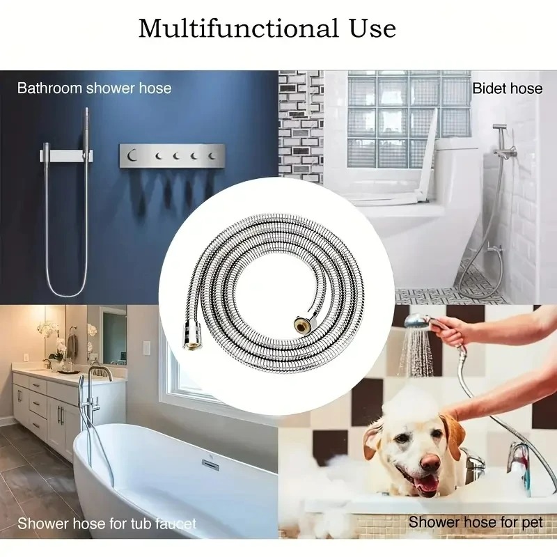 1pcs 2M Stainless Steel Hose E - Home Bathroom Equipment recensie en prijs