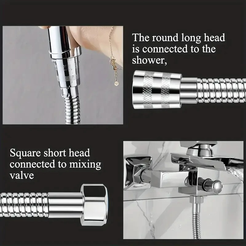1pcs 2M Stainless Steel Hose E - Home Bathroom Equipment recensie en prijs