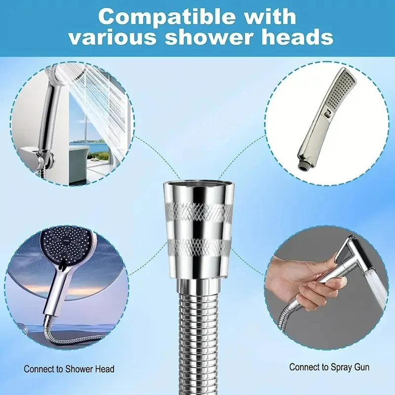 1pcs 2M Stainless Steel Hose E - Home Bathroom Equipment recensie en prijs