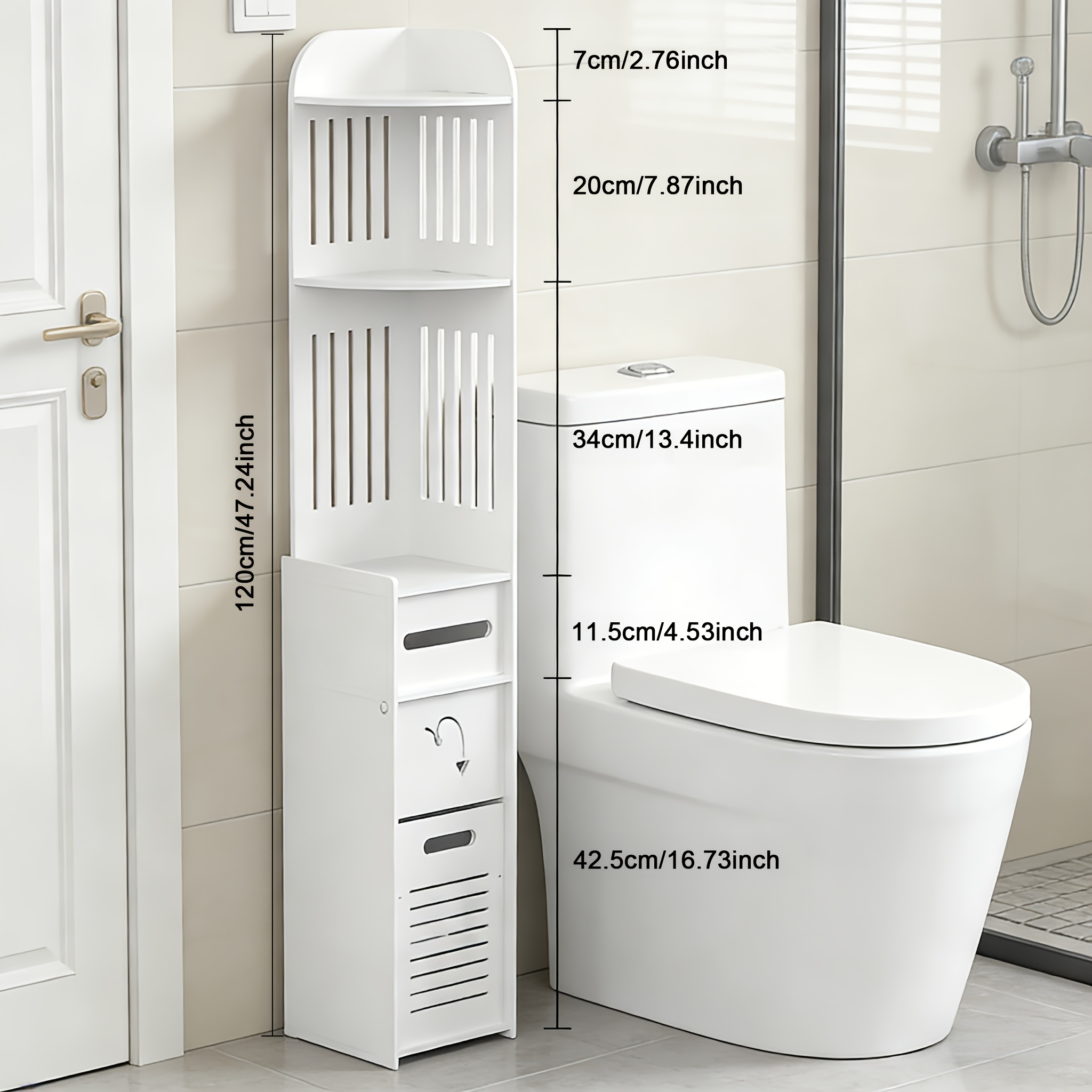 Space-Saving Bathroom Cabinet, - Home Bathroom Cabinets recensie en prijs