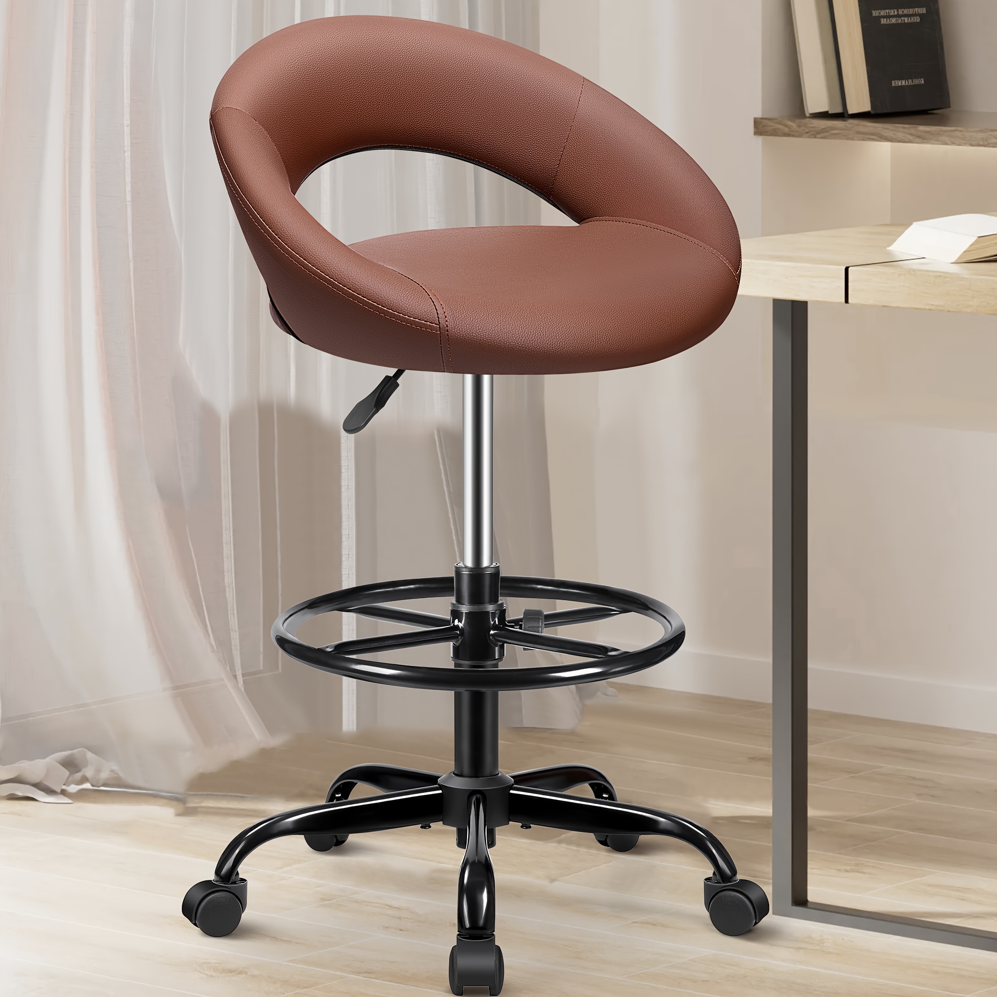 Ergonomic Drafting Chair - PU  - Home & Bathroom Building Products Pte Ltd Photos recensie en prijs