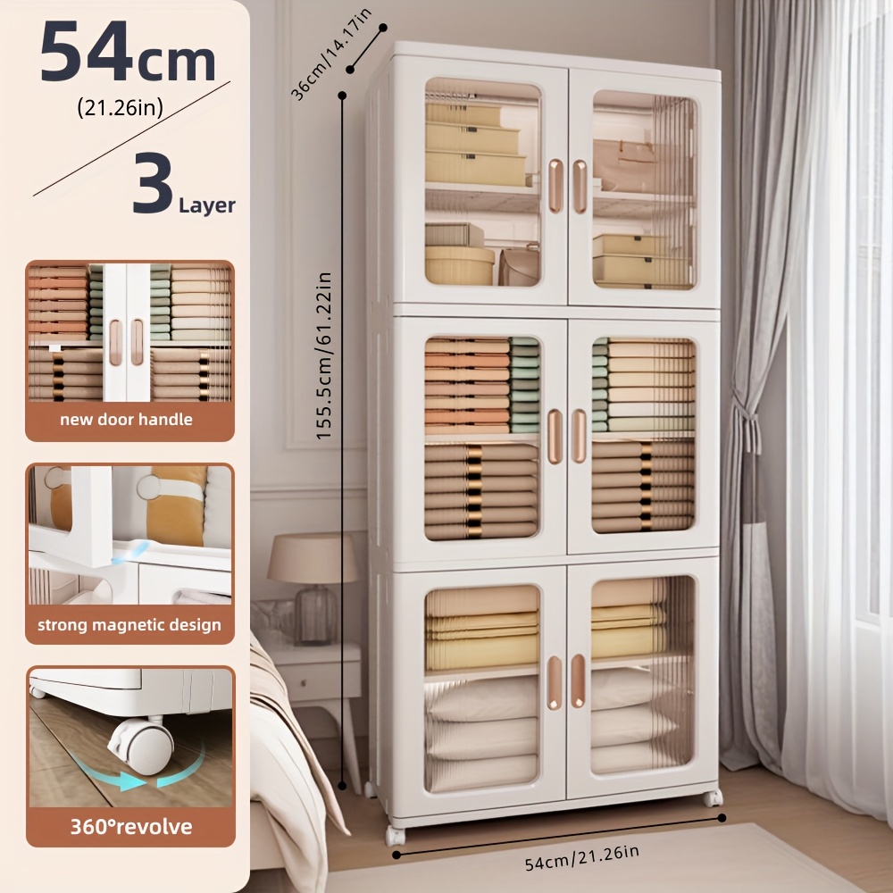 Large Capacity Closet Lockers, - Home Bathroom Cabinets recensie en prijs