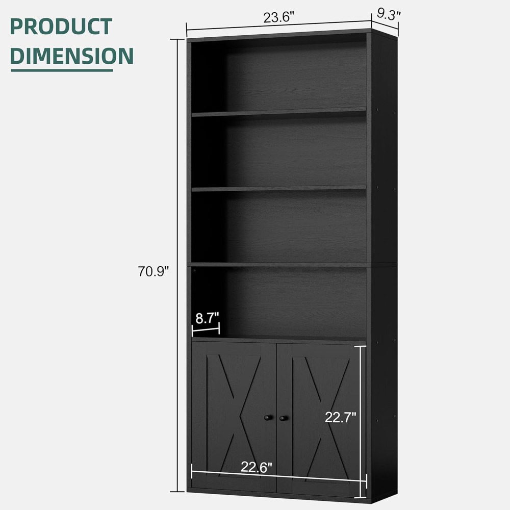 Industrial Bookshelf with Door - Home & Bathroom Building Products Pte Ltd Photos recensie en prijs
