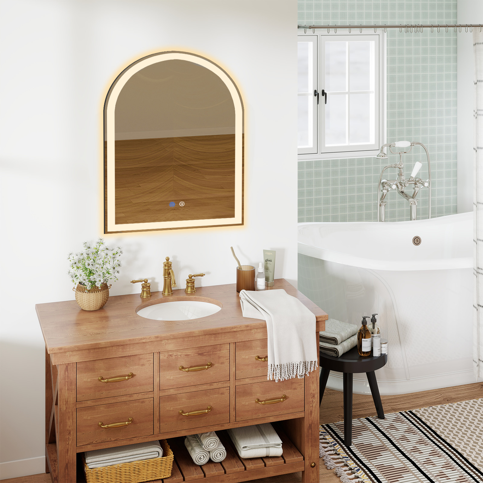 Smart Anti-fog LED Bathroom Mi - Bathroom Mirror Led recensie en prijs