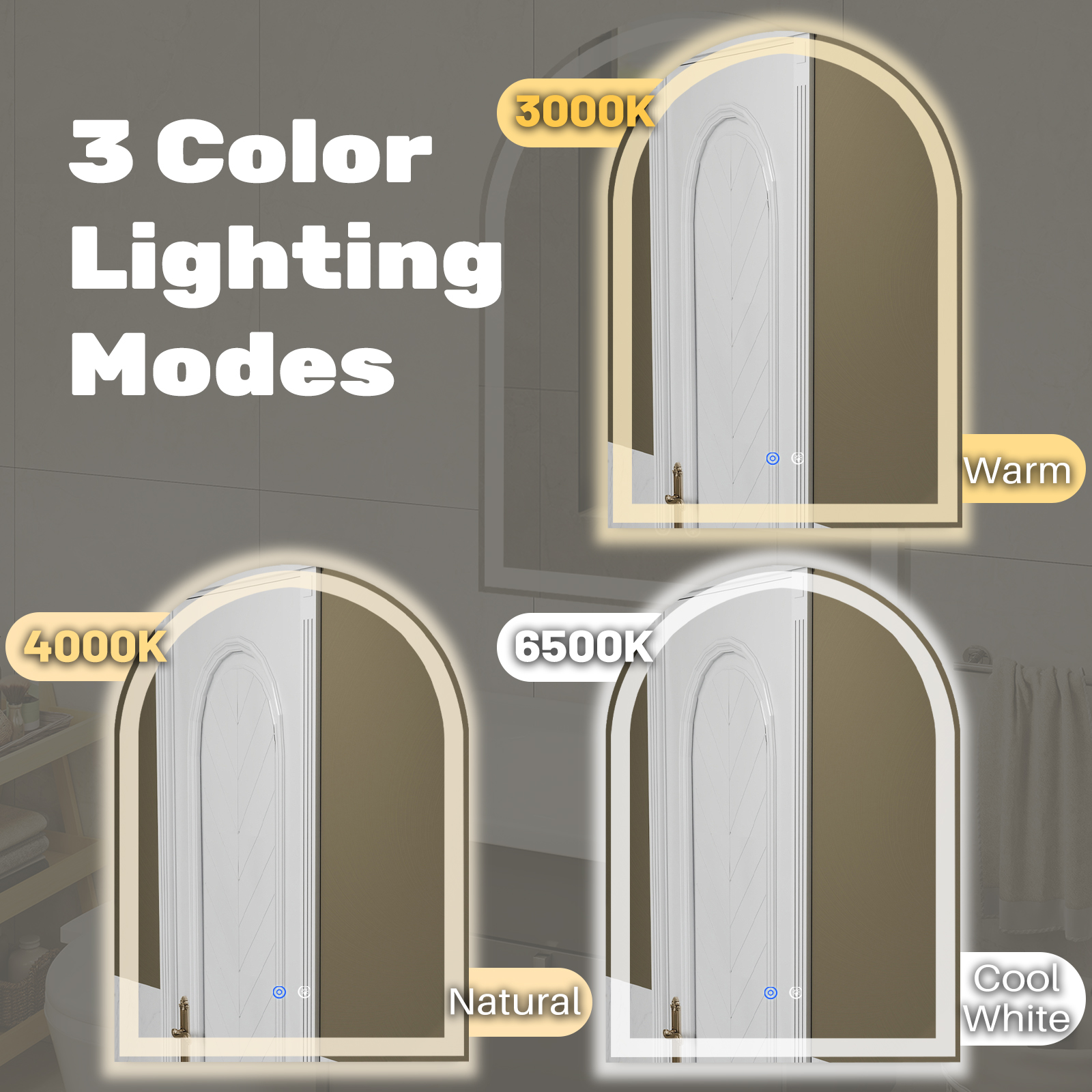 Smart Anti-fog LED Bathroom Mi - Bathroom Mirror Led recensie en prijs