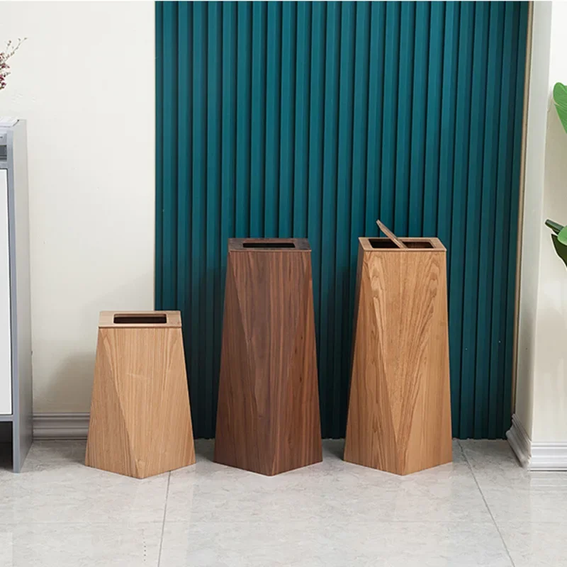 Wooden Creative Garbage Bin wi - Home Bathroom Trash Can recensie en prijs