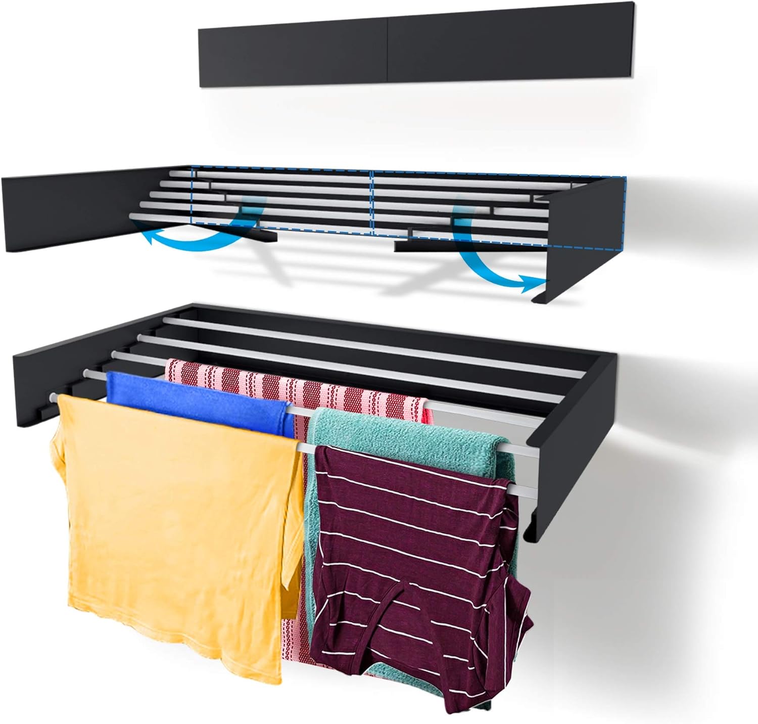 80cm Wall Mounted Laundry Dryi - Towel Bar Stainless recensie en prijs