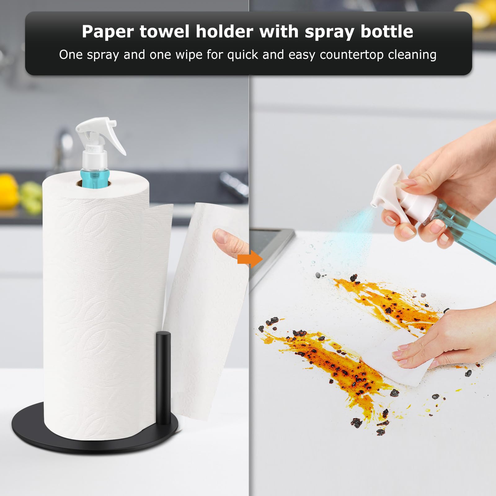 Paper Towel Holder with Spray  - Towel Bar Stainless recensie en prijs