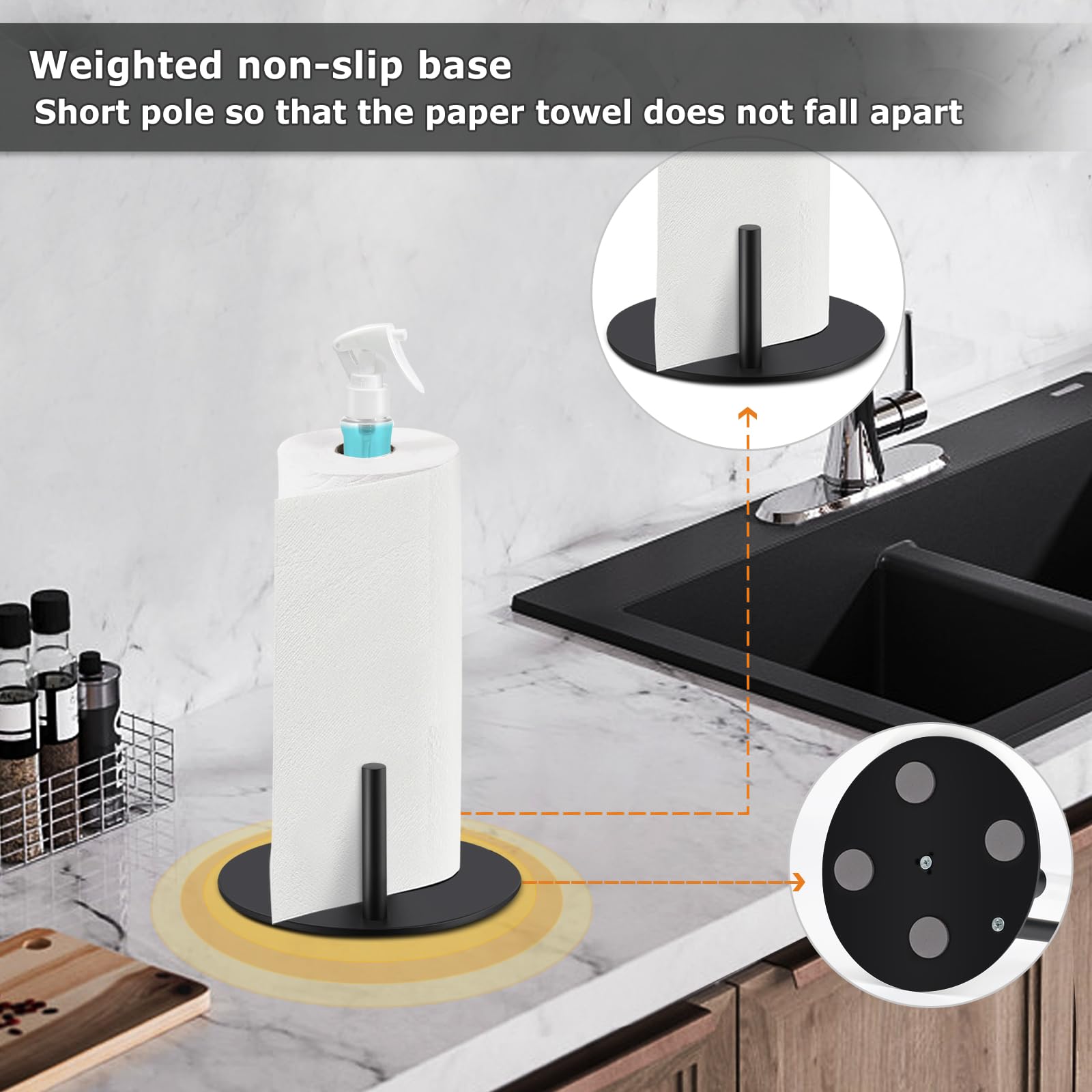 Paper Towel Holder with Spray  - Towel Bar Stainless recensie en prijs