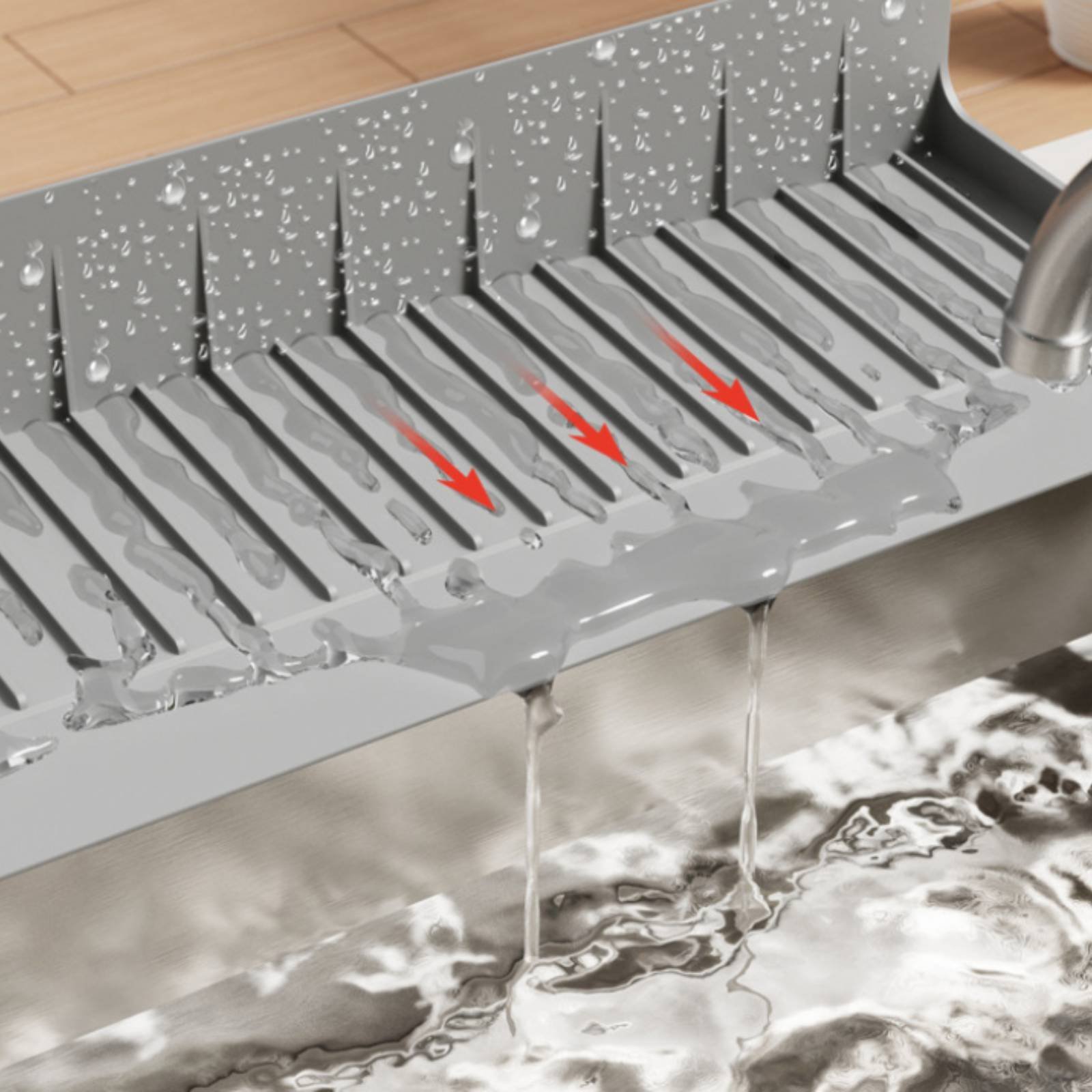 Silicone Sink Splash Guard Wat - Home And Bathroom recensie en prijs