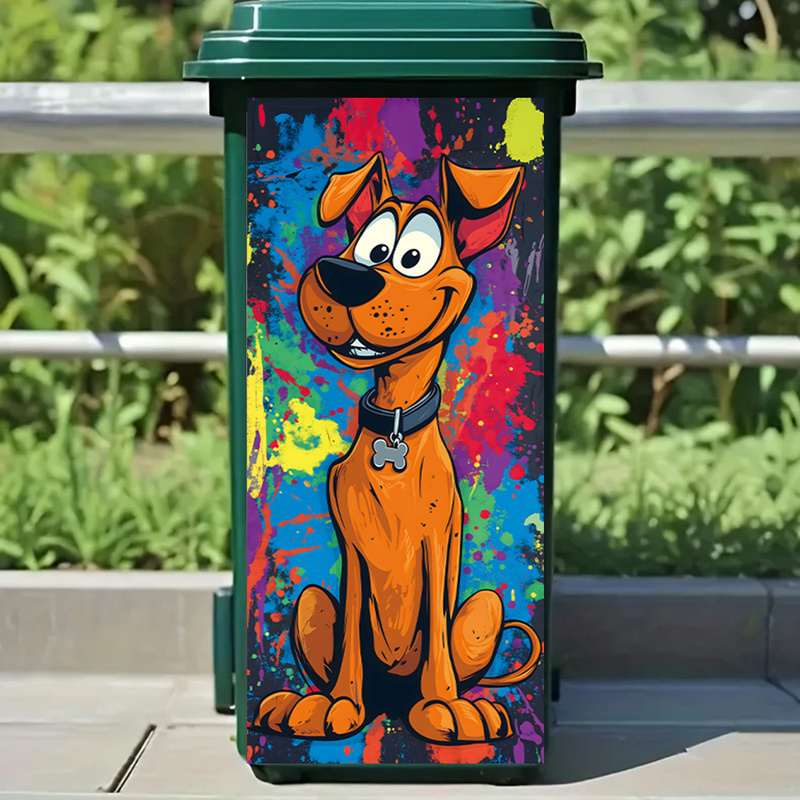 Adorable Cartoon Dog Rubbish B - Home Bathroom Trash Can recensie en prijs