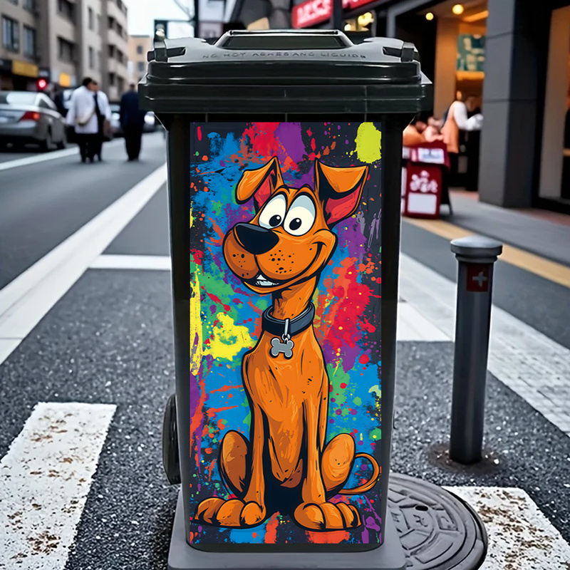 Adorable Cartoon Dog Rubbish B - Home Bathroom Trash Can recensie en prijs