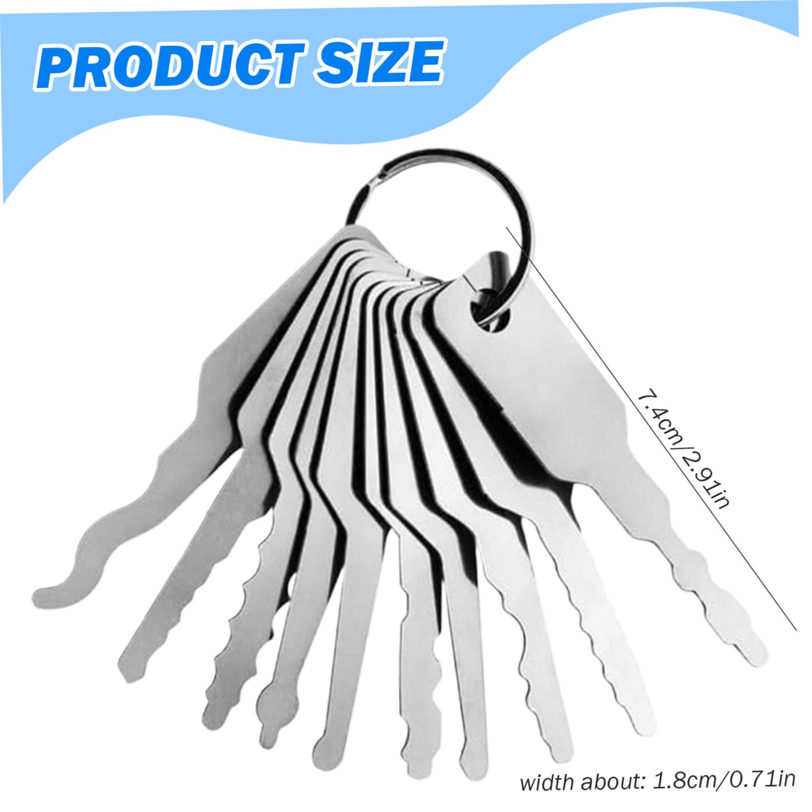 10pcs/Lot Uncut Key Blanks Loc - Home Bathroom Lock recensie en prijs
