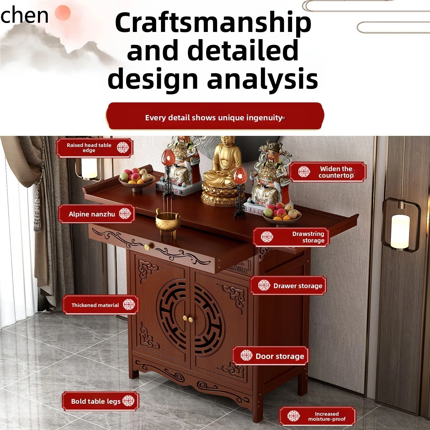r5.20 Standing Cabinet Altar B - Home & Bathroom Building Products Pte Ltd Photos recensie en prijs