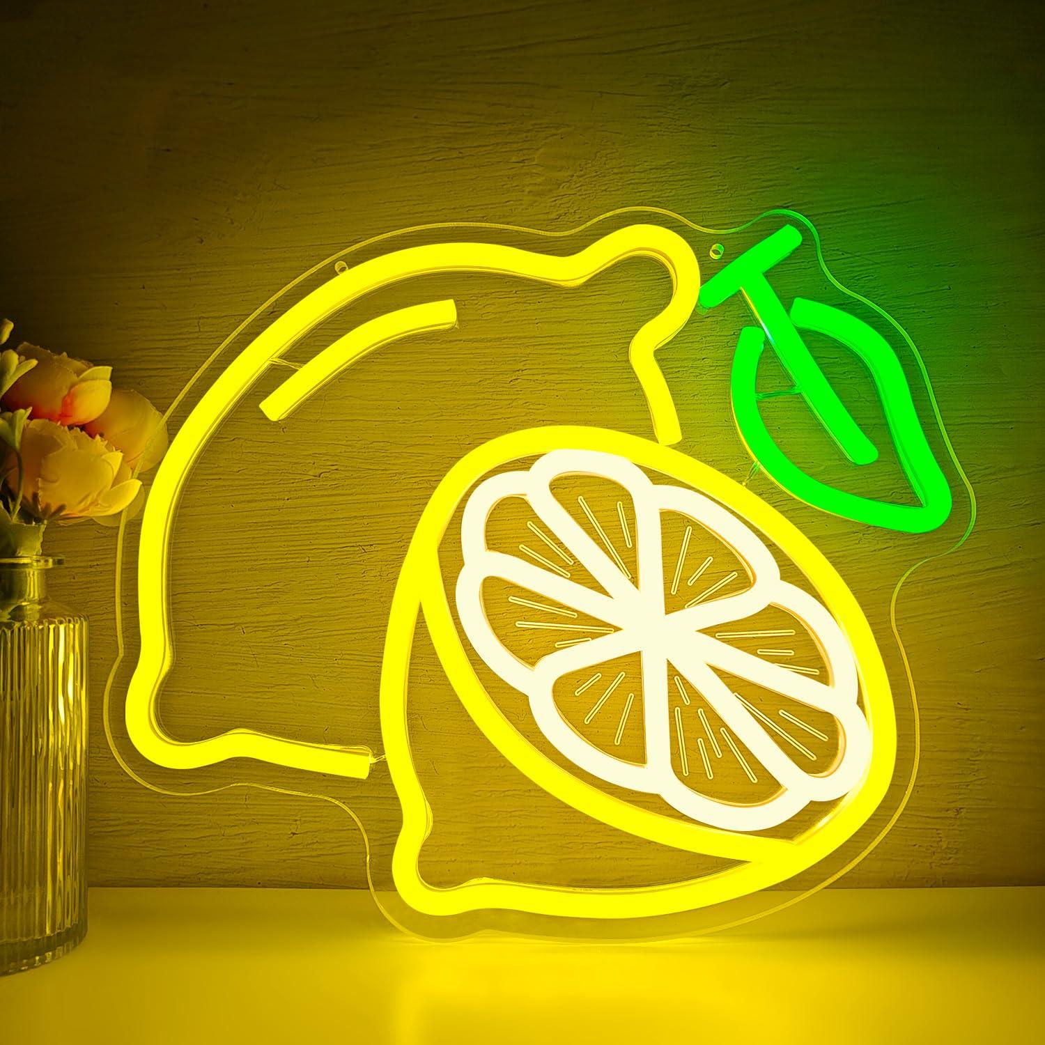 Lemon Neon Sign Dimmable LED L - Home And Bathroom recensie en prijs