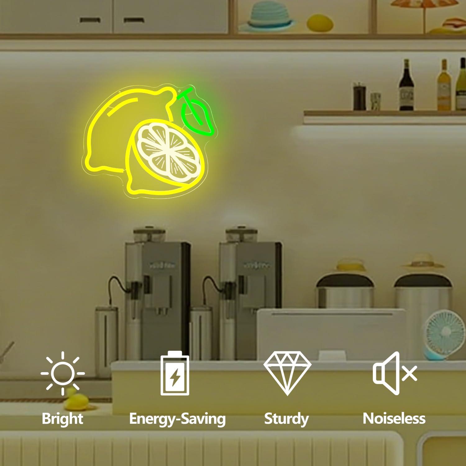 Lemon Neon Sign Dimmable LED L - Home And Bathroom recensie en prijs