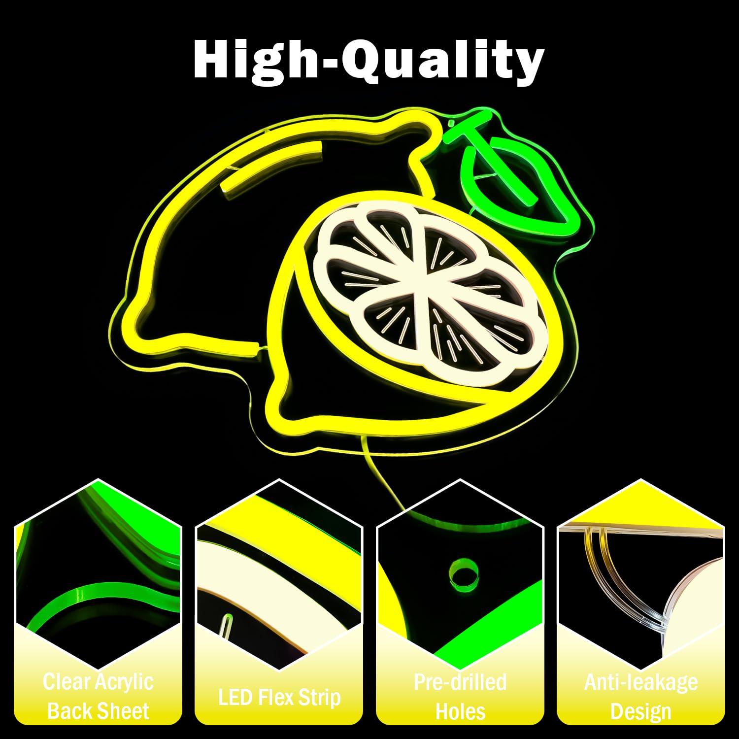 Lemon Neon Sign Dimmable LED L - Home And Bathroom recensie en prijs
