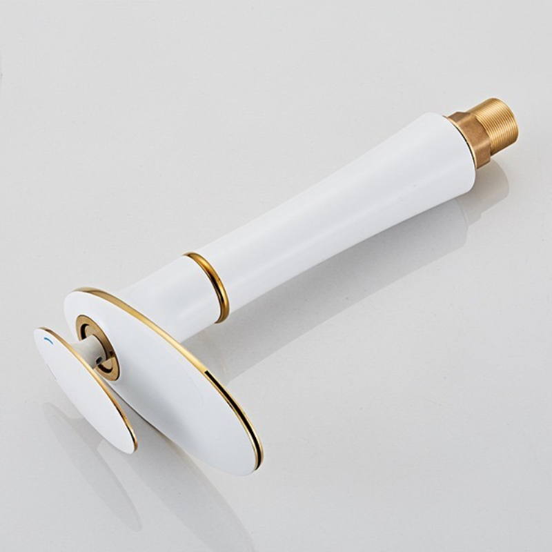 White/Black Gold Waterfall Bas - Home Hardware Bathroom Sinks recensie en prijs