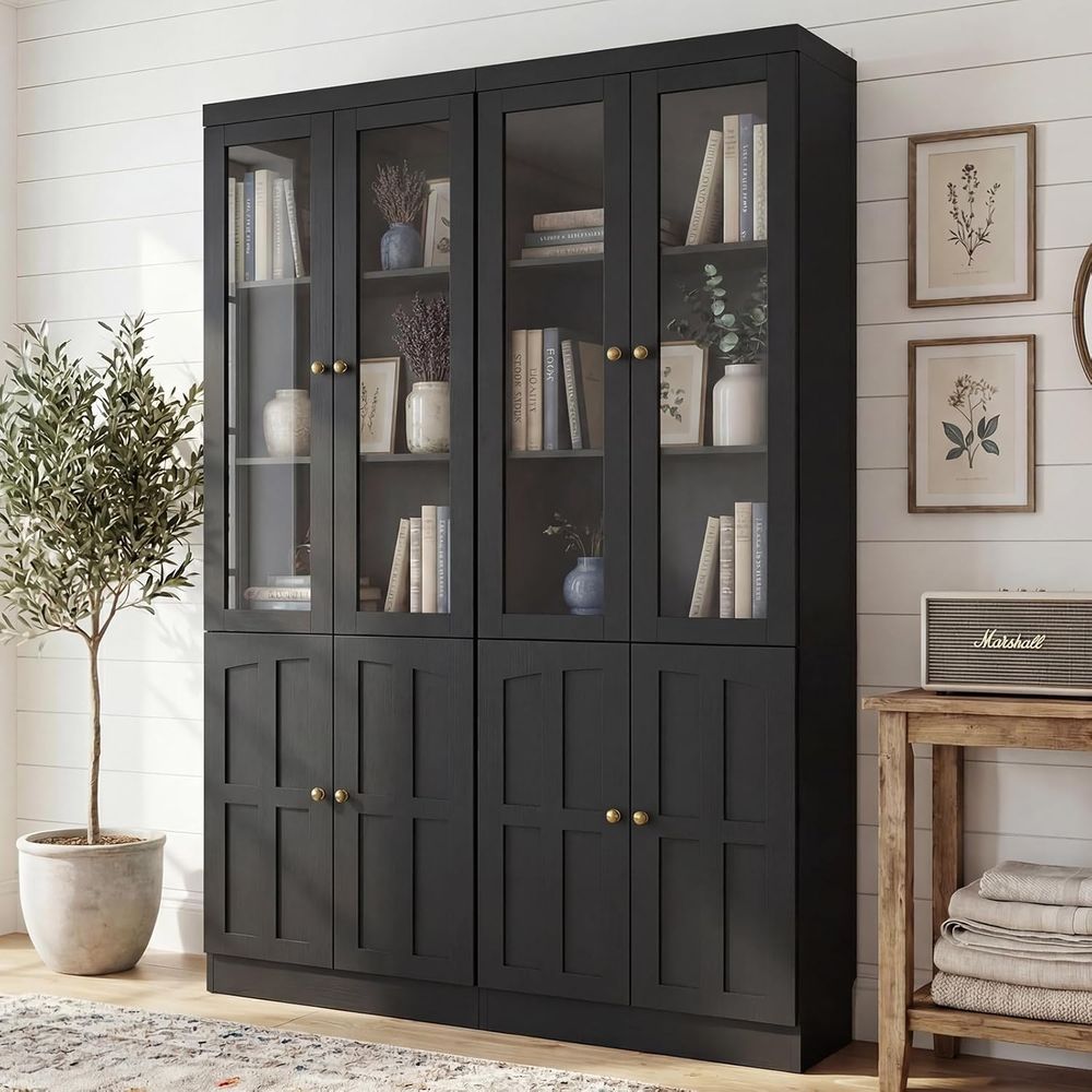 80 Tall Glass Door Bookcase wi - Home & Bathroom Building Products Pte Ltd Photos recensie en prijs