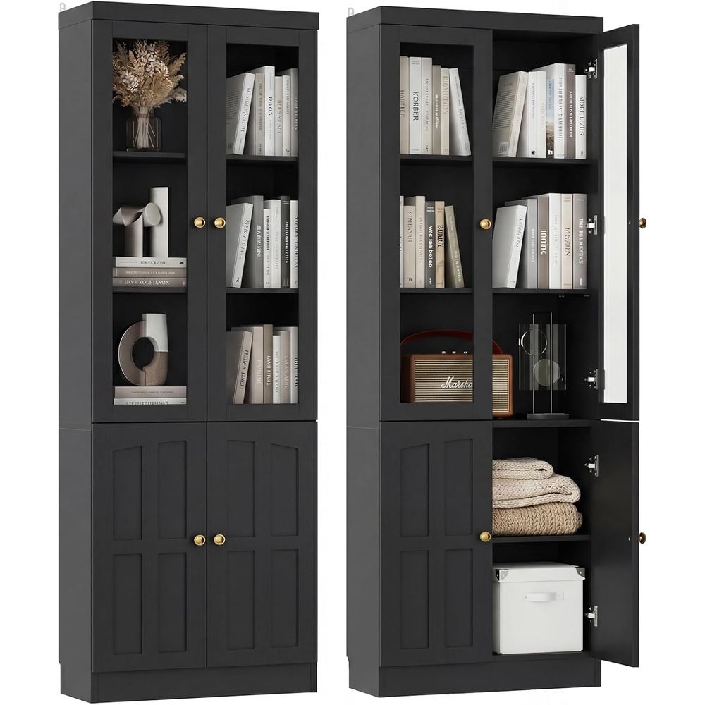 80 Tall Glass Door Bookcase wi - Home & Bathroom Building Products Pte Ltd Photos recensie en prijs