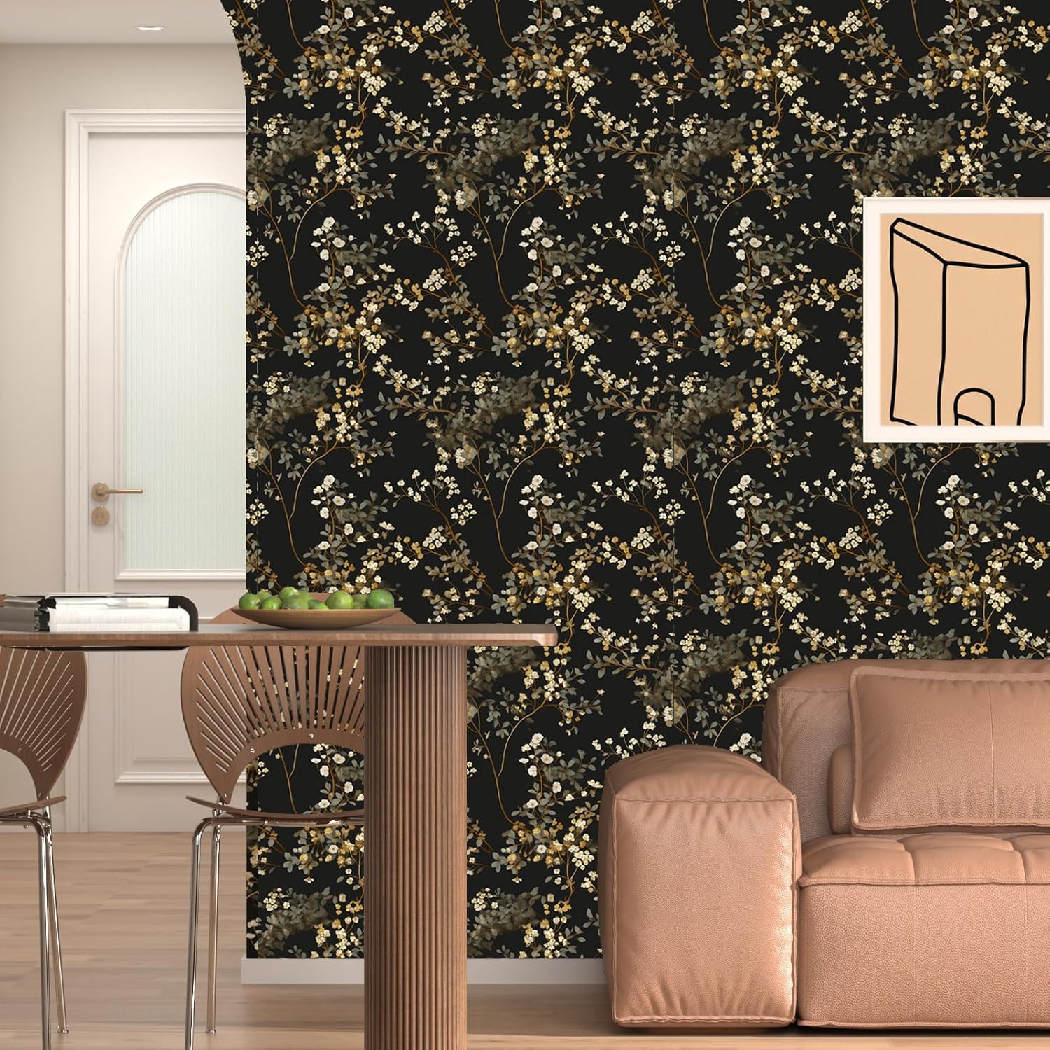 Black Floral Wallpaper 17.4
