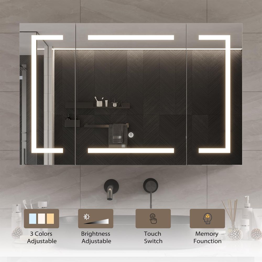 Medicine Cabinet with Mirror a - Bathroom Mirror Led recensie en prijs