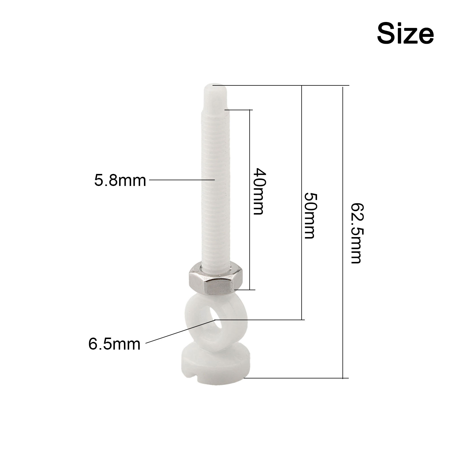 1pc 62/74mm Plastic Sink Screw - Home Hardware Bathroom Sinks recensie en prijs