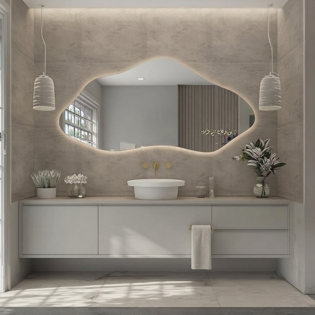Irregular Touch LED Bathroom B - Bathroom Mirror Led recensie en prijs