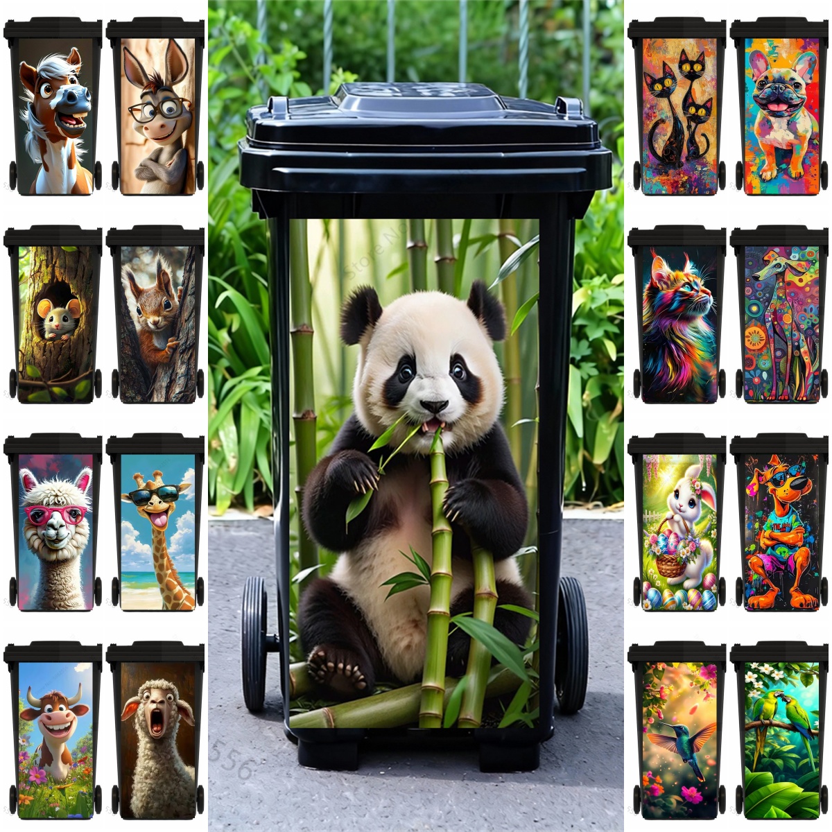 Adorable Cartoon Panda Rubbish - Home Bathroom Trash Can recensie en prijs