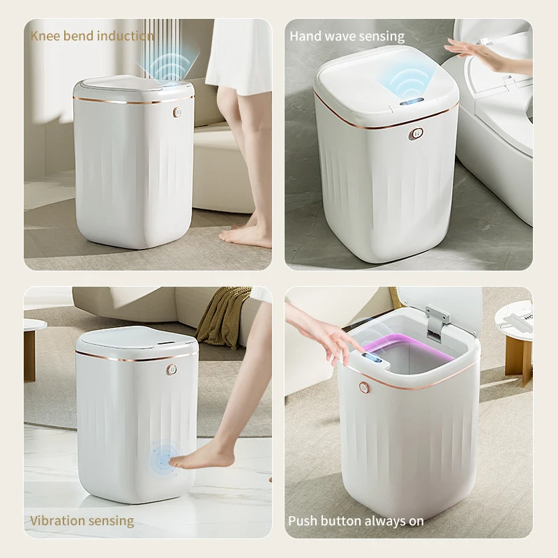 Smart Sensor Trash Can Automat - Home Bathroom Trash Can recensie en prijs