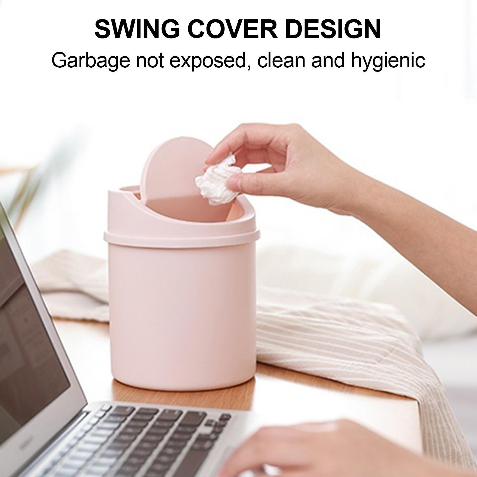 Mini Desktop Bin Small Trash C - Home Bathroom Trash Can recensie en prijs