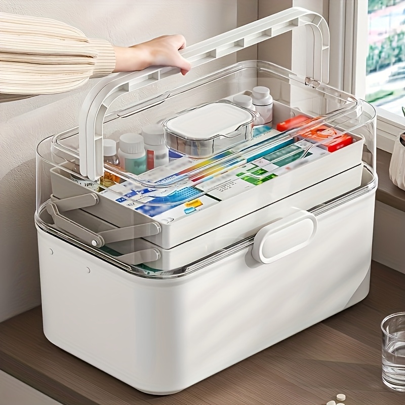 Large Capacity Clear Lid Medic - Home Bathroom Cabinets recensie en prijs
