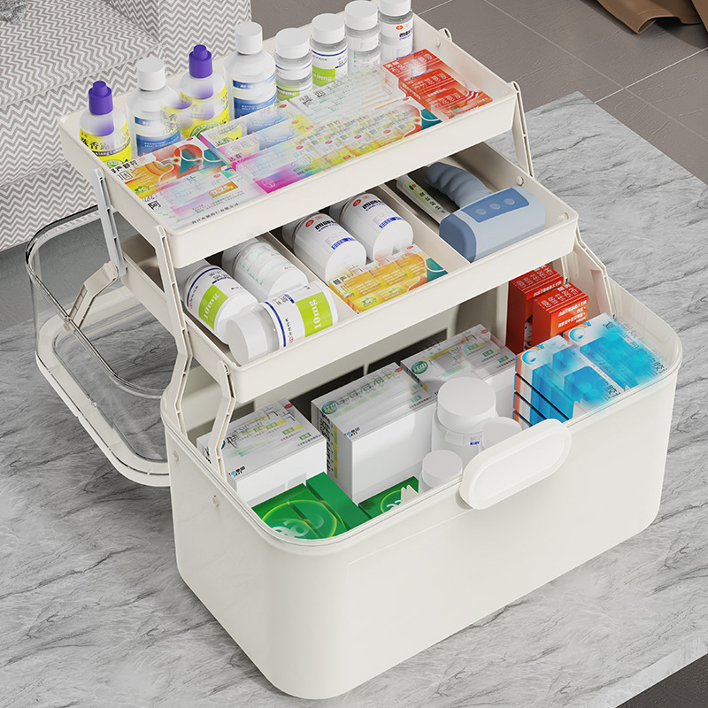 Large Capacity Clear Lid Medic - Home Bathroom Cabinets recensie en prijs