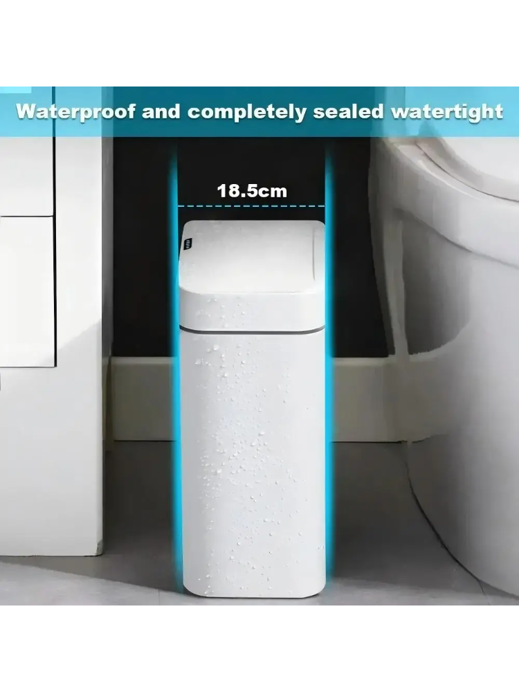 White Touchless 15L Smart Sens - Home Bathroom Trash Can recensie en prijs