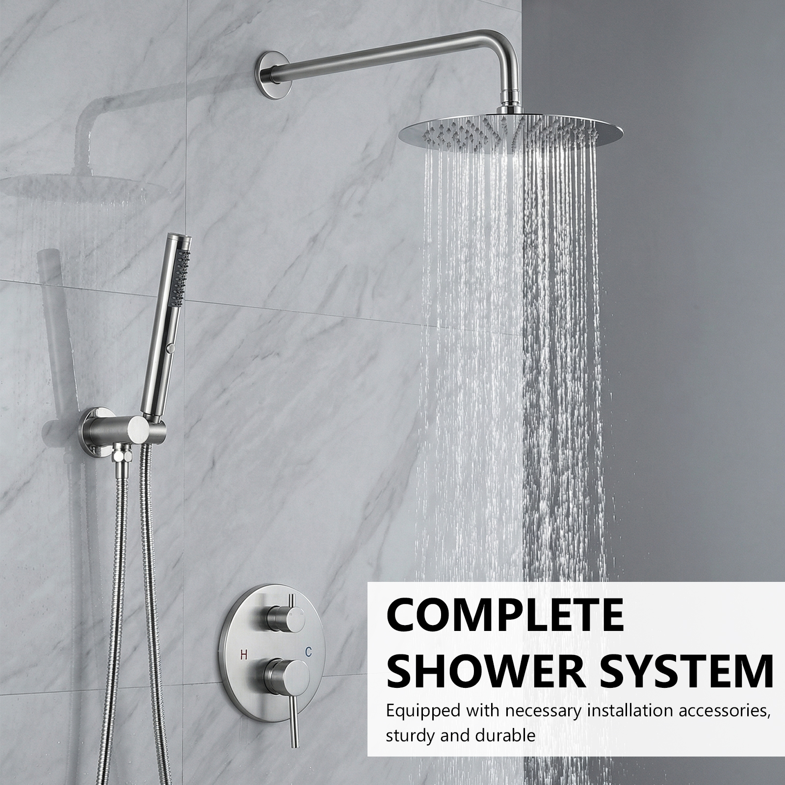 Ceiling Rainfall Shower Head S - Home And Bathroom recensie en prijs