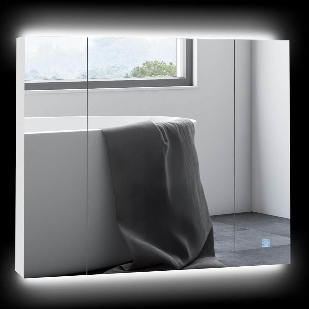 kleankin LED Medicine Cabinet, - Bathroom Mirror Led recensie en prijs