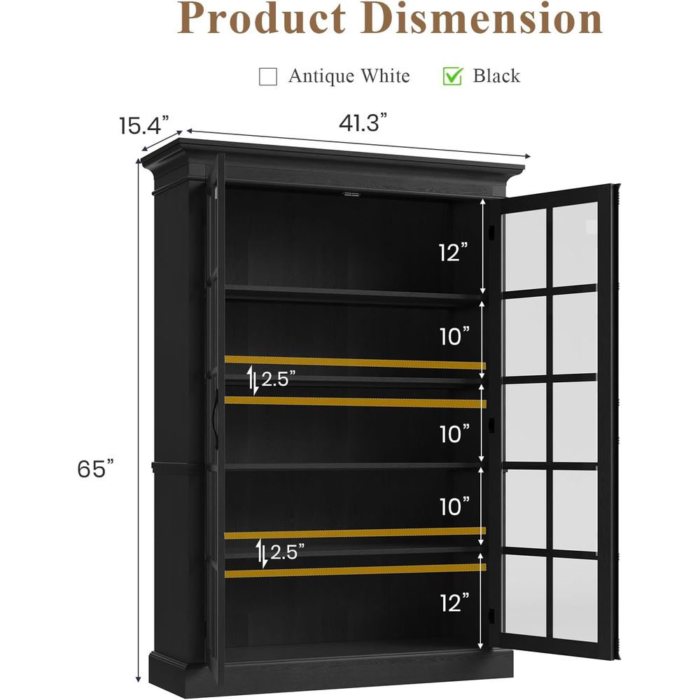 65 Tall Display Cabinet with A - Home & Bathroom Building Products Pte Ltd Photos recensie en prijs