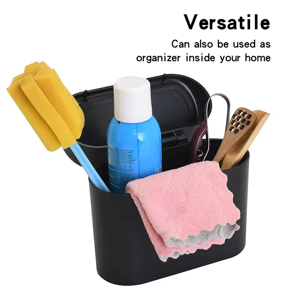 MOBIDEA  Black/White Portable  - Home Bathroom Trash Can recensie en prijs