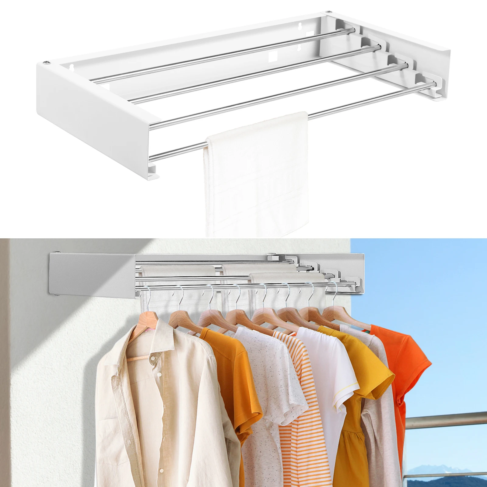 Folding Clothes Hanger Stainle - Towel Bar Stainless recensie en prijs